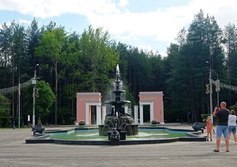 Фонтан у Детского парка в Ухте