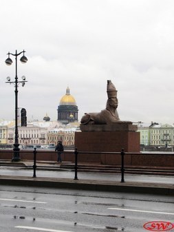 Древнеегипетские сфинксы на Университетской набережной