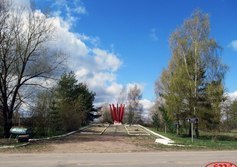 Мемориал "Гвоздика" в посёлке Пудость