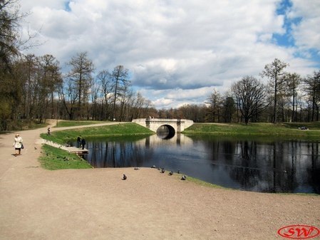 Карпин пруд в Дворцовом парке Гатчины