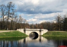 Карпин мост в Дворцовом парке Гатчины