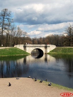 Карпин мост в Дворцовом парке Гатчины