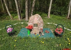 Место гибели лётчика В.П. Нестерова