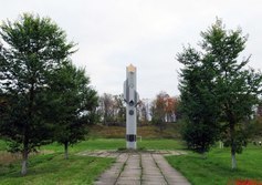 Стела в честь ветеранов Великой Отечественной войны