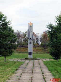 Стела в честь ветеранов Великой Отечественной войны