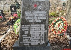 Братская могила советских воинов на старом шведском кладбище в Котлах