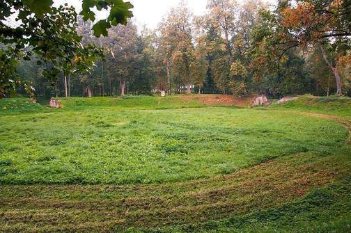 Амфитеатр в Дворцовом парке Гатчины