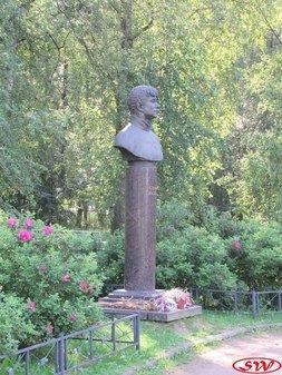 Бюст С. Есенина в парке Есенина