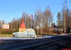 Стела-указатель пос. им. Морозова