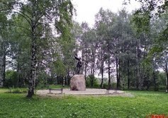 Памятник Николаю Клюеву в Вытегре