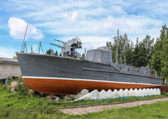 Военный катер Онежской флотилии