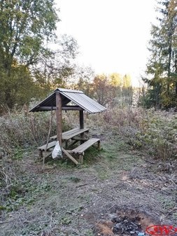 Место стоянки на озере Кузозеро