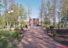 Стела в честь бойцов СВО