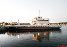 Паромная переправа через реку Свирь