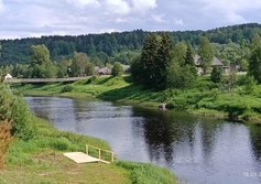 Смотровая площадка над Оятью в Винницах