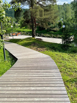 Смотровая площадка над Оятью в Винницах