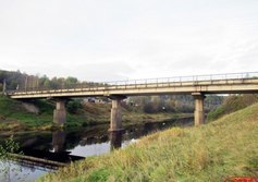 Автомобильный мост через Оять в Винницах