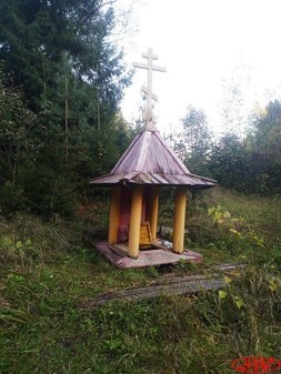 Часовня Тихвинской Божией Матери над источником в усадьбе "Имоченицы"