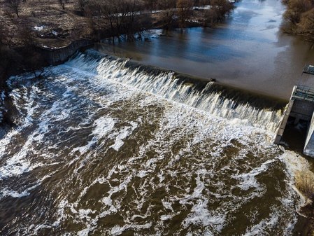 Плотина на р. Нара в Серпухове