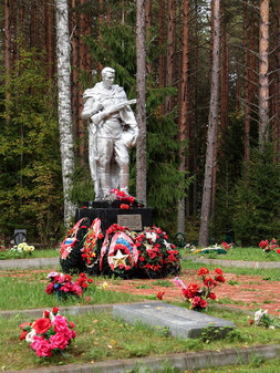 Братское кладбище советских воинов в Алёховщине