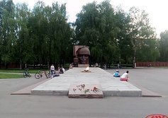 Воинский мемориал и Вечный огонь в Коломне