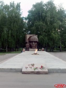 Воинский мемориал и Вечный огонь в Коломне