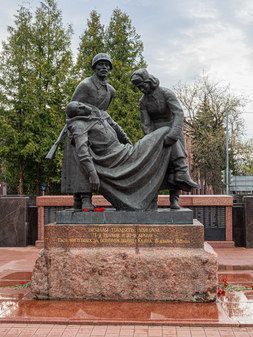 Воинское кладбище у Скорбященской церкви в Клину