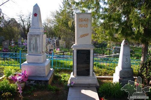 Братская могила в селе Прохладное