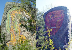 Памятный знак в честь Леси Украинки