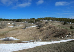 Остатки плотины водохранилища Сикорского
