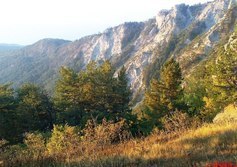 Выход Таракташской тропы на плато Ай-Петри