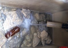 Коллектор водовода на Таракташской тропе