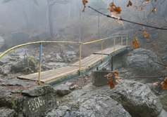 Мостик в верховьях Учан-Су