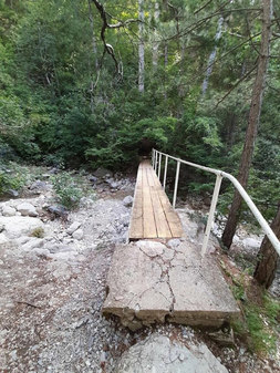 Мостик в верховьях Учан-Су