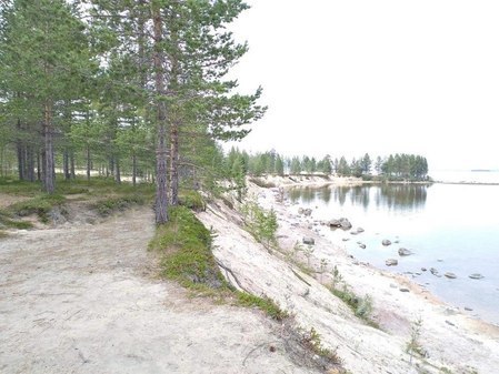 Место для стоянки на Колвицком озере