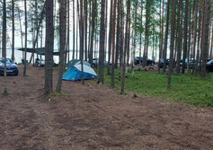 Пляж на Пальозере