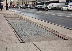 Памятник первой линии трамвая в Санкт-Петербурге