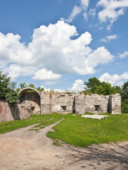 Фрагмент стены Серпуховского кремля