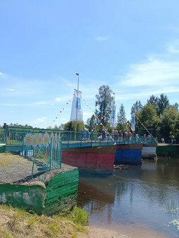 Остатки «Вологодского» шлюза в Сомино