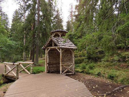 Хижина отшельника в парке Монрепо