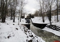 Мост-плотина Орловского пруда