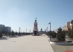 Монумент пожарной охране в Гатчине