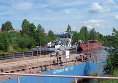 Наплавной мост № 6 через Новосвирский канал