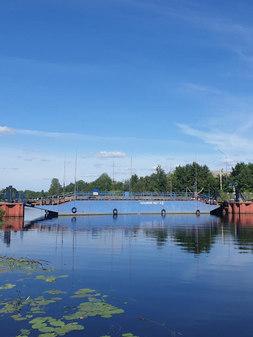 Наплавной мост № 6 через Новосвирский канал