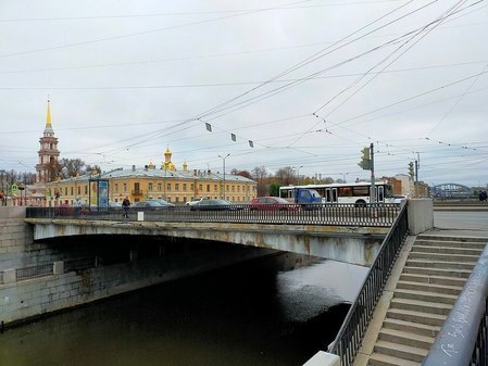 Ново-Каменный мост в Санкт-Петербурге