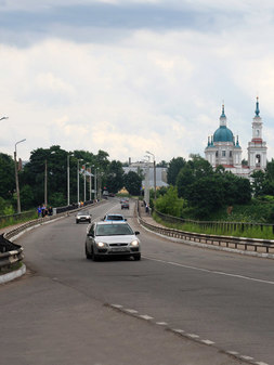 Мост через реку Лугу в Кингисеппе
