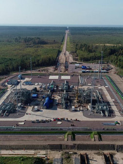 Камера старта водного участка "Северный поток-2"