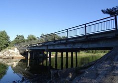 Автомобильный мост в Курголово