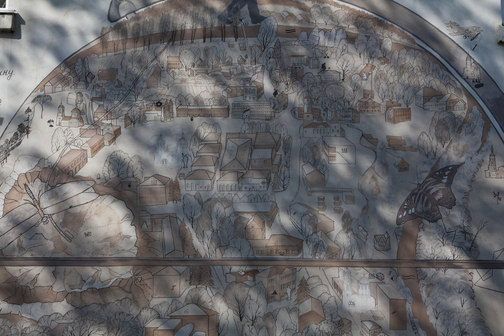 Граффити Владимира Овчинникова в Боровске