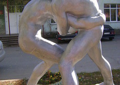 скульптура Борцы